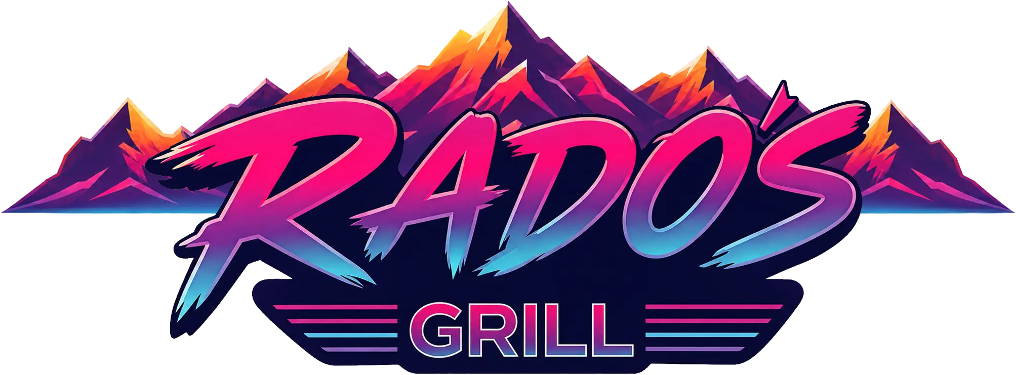 Rado’s Grill — full mountain logo